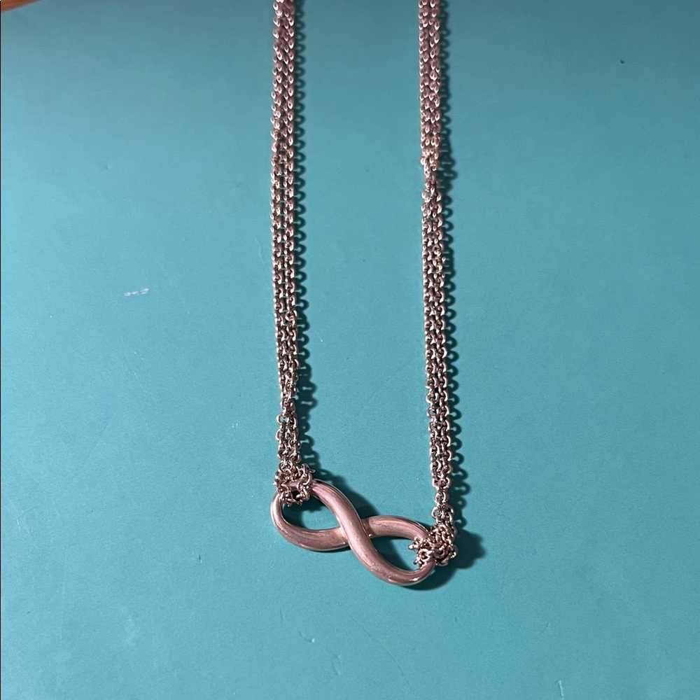 Tiffany & Co. Silver Infinity Necklace